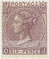 FindYourStampsValue: Great Britain (United Kingdom): Queen Victoria - Six Pence Dull Violet