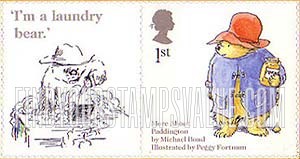 FindYourStampsValue: Great Britain (United Kingdom): Animals from Children's Books - Paddington Bear, from More about Paddington, by Michael Bond, Self-Adhesive Stamp
