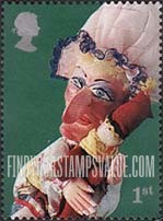 FindYourStampsValue: Great Britain (United Kingdom): Puppets - Judy, Self-Adhesive Booklet Stamp