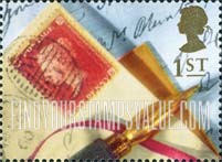 FindYourStampsValue: Great Britain (United Kingdom): Memories - Envelope, Fountain Pen, Booklet Stamp