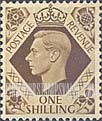 FindYourStampsValue: Great Britain (United Kingdom): King George VI - One Shilling