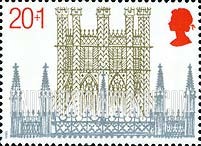 FindYourStampsValue: Great Britain (United Kingdom): Christmas, 800th Anniversary of Ely Cathedral - Octagon Tower