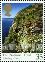 FindYourStampsValue: Great Britain (United Kingdom): National Trust, Centenary - Saving Coast