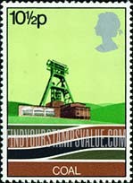 FindYourStampsValue: Great Britain (United Kingdom): Great Britain's Wealth of Energy Resources - Coal, Pithead