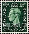 FindYourStampsValue: Great Britain (United Kingdom): King George VI - Half Penny