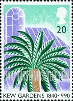 FindYourStampsValue: Great Britain (United Kingdom): Kew Gardens, 150th Anniversary - Cycad
