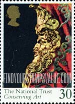 FindYourStampsValue: Great Britain (United Kingdom): National Trust, Centenary - Conserving Art