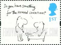FindYourStampsValue: Great Britain (United Kingdom): Greetings Cartoons - Human Condition