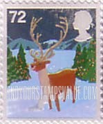 FindYourStampsValue: Great Britain (United Kingdom): Christmas - Reindeer, Self-Adhesive Stamp