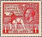 FindYourStampsValue: Great Britain (United Kingdom): British Empire Exhibition Issue - British Lion and King George V