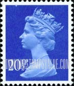FindYourStampsValue: Great Britain (United Kingdom): Machin Definitives - Queen Elizabeth