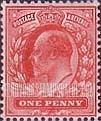 FindYourStampsValue: Great Britain (United Kingdom): King Edward VII - One Penny