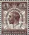 FindYourStampsValue: Great Britain (United Kingdom): Universal Postal Union, 9th Congress, and King George V