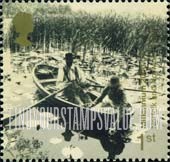 FindYourStampsValue: Great Britain (United Kingdom): Mind & Matter - People in Rowboat, Norfolk and Norwich Project, Newport