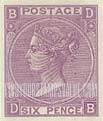 FindYourStampsValue: Great Britain (United Kingdom): Queen Victoria - Six Pence Red Violet