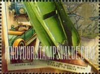 FindYourStampsValue: Great Britain (United Kingdom): Memories - Model Car, Booklet Stamp