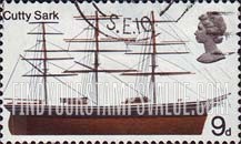 FindYourStampsValue: Great Britain (United Kingdom): British Ships - Cutty Sark