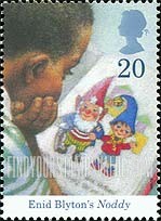 FindYourStampsValue: Great Britain (United Kingdom): Enid Blyton, Author of Children's Stories, Birth Centenary - "Noddy"