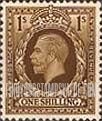 FindYourStampsValue: Great Britain (United Kingdom): King George V - One Shilling