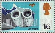 FindYourStampsValue: Great Britain (United Kingdom): British Discoveries - Vickers 10 twin Jet Engines