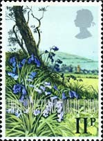 FindYourStampsValue: Great Britain (United Kingdom): British Wild Flowers - Bluebells