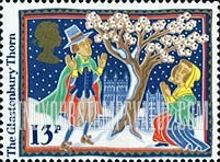 FindYourStampsValue: Great Britain (United Kingdom): Christmas, Customs - The Glastonbury Thorn