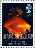 FindYourStampsValue: Great Britain (United Kingdom): Fireworks - Mortarboard