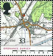 FindYourStampsValue: Great Britain (United Kingdom): Ordnance Survey Maps Bicentennial - Maps of Village of Hamstreet, Kent, 1959