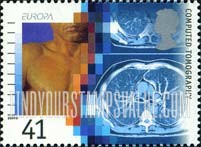 FindYourStampsValue: Great Britain (United Kingdom): Medical Discoveries, Europa - Computed Tomography