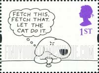 FindYourStampsValue: Great Britain (United Kingdom): Greetings Cartoons - Fetch This...