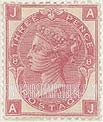FindYourStampsValue: Great Britain (United Kingdom): Queen Victoria - Three Pence Rose