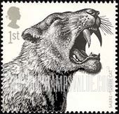 FindYourStampsValue: Great Britain (United Kingdom): Ice Age Animals - Saber-Tooth Cat