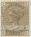 FindYourStampsValue: Great Britain (United Kingdom): Queen Victoria - Four Pence Gray Brown