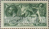 FindYourStampsValue: Great Britain (United Kingdom): King George V - "Britannia Rule the Waves"