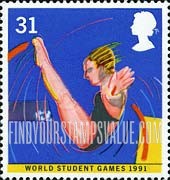 FindYourStampsValue: Great Britain (United Kingdom): Sports - Diving