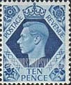 FindYourStampsValue: Great Britain (United Kingdom): King George VI - Ten Pence