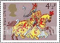 FindYourStampsValue: Great Britain (United Kingdom): Great Britons - Robert the Bruce