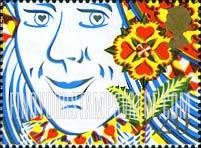 FindYourStampsValue: Great Britain (United Kingdom): Famous Smiles - Queen of Hearts