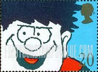 FindYourStampsValue: Great Britain (United Kingdom): Famous Smiles - Dennis the Menace