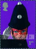 FindYourStampsValue: Great Britain (United Kingdom): Puppets - Policeman