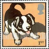 FindYourStampsValue: Great Britain (United Kingdom): Farm Animals - Border Dog