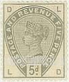 FindYourStampsValue: Great Britain (United Kingdom): Queen Victoria - Five Pence Green