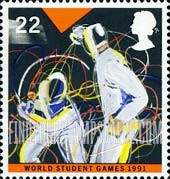 FindYourStampsValue: Great Britain (United Kingdom): Sports - Fencing