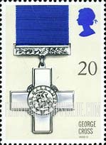 FindYourStampsValue: Great Britain (United Kingdom): Gallantry Awards - George Cross