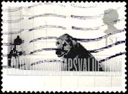 FindYourStampsValue: Great Britain (United Kingdom): Dogs and Cats - Dog in Bathtub, Self-Adhesive Booklet Stamp