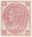 FindYourStampsValue: Great Britain (United Kingdom): Queen Victoria - Three Pence Rose