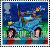 FindYourStampsValue: Great Britain (United Kingdom): Circus - Krazy Kar