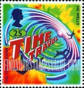 FindYourStampsValue: Great Britain (United Kingdom): H. G. Wells, Science Fiction Writer - The Time Machine