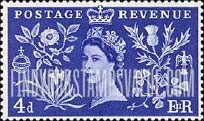 FindYourStampsValue: Great Britain (United Kingdom): Coronation - Portrait of Queen Elizabeth II