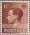 FindYourStampsValue: Great Britain (United Kingdom): Edward VIII - Three Half Pence